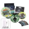 Maxcatch Fly Fishing Reel with CNC-machined Aluminum Body Avid Series Best Value - 1/3, 3/4, 5/6, 7/8, 9/10 Weights (Green Reel+Line Combo, 3/4 wt) view 1