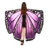 LERFEY Prop Soft Fabric Butterfly Wings Shawl Fairy Nymph Pixie Costume Accessory, Purple, 168x135CM view 1