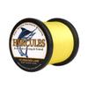 HERCULES Super Cast 1000M 1094 Yards Braided Fishing Line 80 LB Test for Saltwater Freshwater PE Braid Fish Lines Superline 8 Strands - Yellow, 80LB (36.3KG), 0.48MM view 1