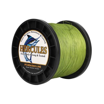 HERCULES Super Cast 1000M 1094 Yards Braided Fishing Line 180 LB Test for Saltwater Freshwater PE Braid Fish Lines Superline 8 Strands - Army Green, 180LB (81KG), 0.70MM