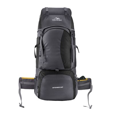 TRAWOC STONEX 60 Ltr Travel Backpack Trekking Rucksack bag for Men & Women Travel Camping Hiking Backpack