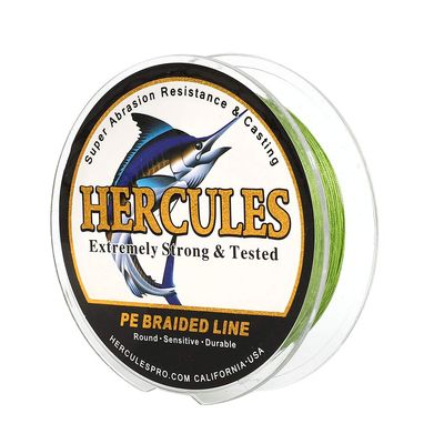 HERCULES Super Cast 100M 109 Yards Braided Fishing Line 60 LB Test for Saltwater Freshwater PE Braid Fish Lines Superline 8 Strands - Army Green, 60LB (27.2KG), 0.40MM