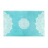 yogadesignlab | The Hand Towel | Premium Non Slip Hand Towel | Designed in Bali | Colorful Eco Printed + Quick Dry + Soft | Hot Yoga, Bikram, Ashtanga, Sport, Barre, Travel (Mandala Turquoise) view 3