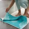 yogadesignlab | The Hand Towel | Premium Non Slip Hand Towel | Designed in Bali | Colorful Eco Printed + Quick Dry + Soft | Hot Yoga, Bikram, Ashtanga, Sport, Barre, Travel (Mandala Turquoise) view 4