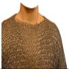 Aluminum Chainmail Shirt 16 Gauge 9 mm Small Size Round Riveted Medieval Armour ABS (Silver Anodized) view 1