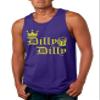 ALLNTRENDS Men's Tank Top Dilly Dilly Trendy Drinking Shirt Cool Beer Top (S, Purple) view 1