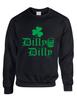ALLNTRENDS Adult Sweatshirt Dilly Dilly St Patrick's Day Party Beer Cheers Top (M, Black) view 1