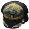 AES Deer Hunter Black Bill Camouflage Camo Embroidered Cap Hat 902A view 2