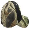 AES Me & My Big Mouth Fishing Bass Camouflage Black Front Embroidered Cap Hat 924A view 4