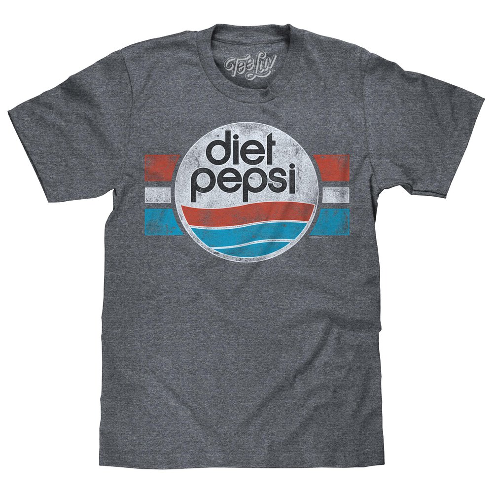 Diet Pepsi | Soft Touch Tee- XL Graphite Heather