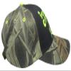 AES Perfect Catch Bass Fishing Camouflage Camo Black Front Embroidered Cap Hat 923A view 4
