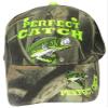 AES Perfect Catch Bass Fishing Camouflage Camo Embroidered Cap Hat 923A view 3