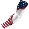 B-Driven Premium Pro-Fit Sports Compression Arm Sleeve (Single) Patriotic Designs Baseball Arm Sleeves - Men Women Youth view 1