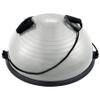 ZELUS Balance Ball Trainer Half Yoga Exercise Ball with Resistance Bands and Foot Pump for Yoga Fitness Home Gym Workout (Gray) view 1