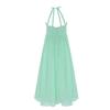 iiniim Big Girls Halter-Neck Chiffon Bridesmaid Dress Wedding Prom Long Maxi Gowns Mint view 2