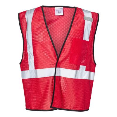 ML Kishigo Enhanced Visibility Non-ANSI Vest 2XL/3XL Red - B122