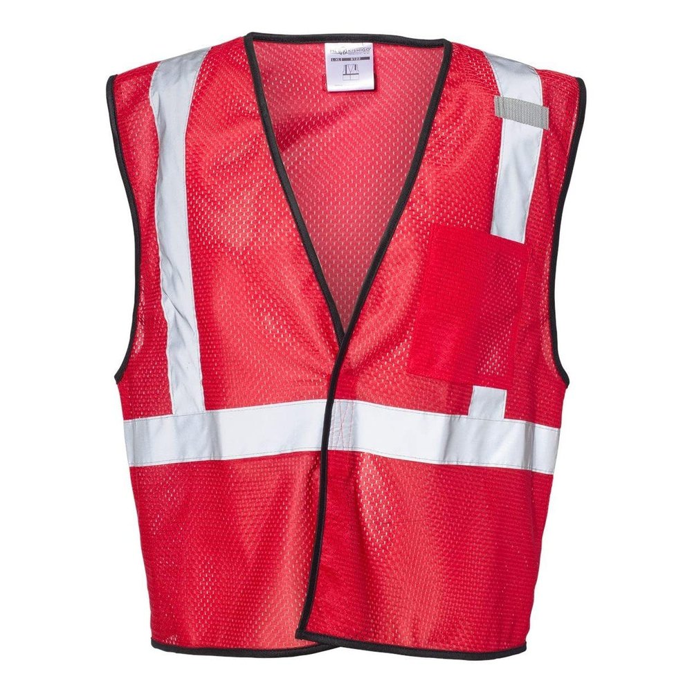 ML Kishigo Enhanced Visibility Non-ANSI Vest 2XL/3XL Red - B122