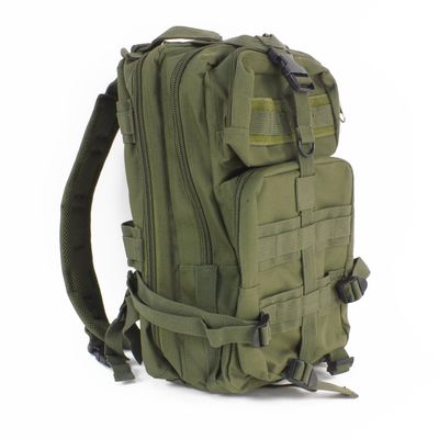 Ever Ready First Aid Tactical Assault Pack - First Aid Rucksack - 18" Military MOLLE Backpack (Olive Drab)