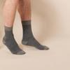 Amazon Essentials Men's Comfortable Patterned Dress Crew Socks, 5 Pairs, Green, 8-12 view 2