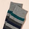Amazon Essentials Men's Comfortable Patterned Dress Crew Socks, 5 Pairs, Green, 8-12 view 3