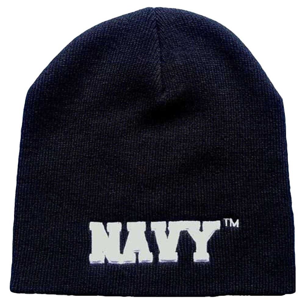 AES 8" Navy USN Letters Military Embroidered Beanie Skull Cap Hat 602D