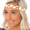 Hipsy Adjustable No Slip Xflex & Orange Volleyball Headbands for Women Gift Packs view 4