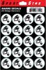 SportStar Football Helmet Award Decals - War Hammer (20 Stickers) view 1