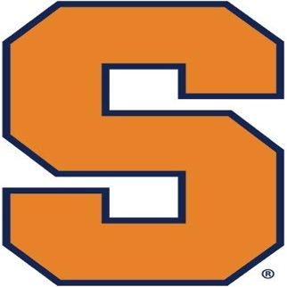 3 Inch Syracuse Orange S Logo w/Blue Outline University SU Removable Wall Decal Sticker Art NCAA Home Room Decor 2.5 by 3 Inches