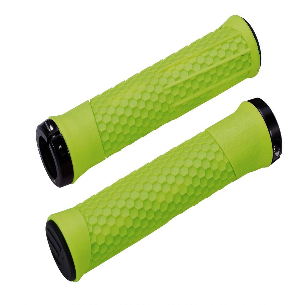 BBB Cycling BHG-95 Python Handlebar Grips for Mountain and Road Bikes (Neon Yellow)