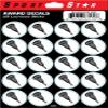SportStar Lacrosse Helmet Award Decals - Lax Stick (20 Stickers) view 1