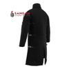 Sangamsteelcraft Medieval Gambeson Thick Padded Long Coat Aketon Jacket Armor Costume Cotton Fabrics view 3