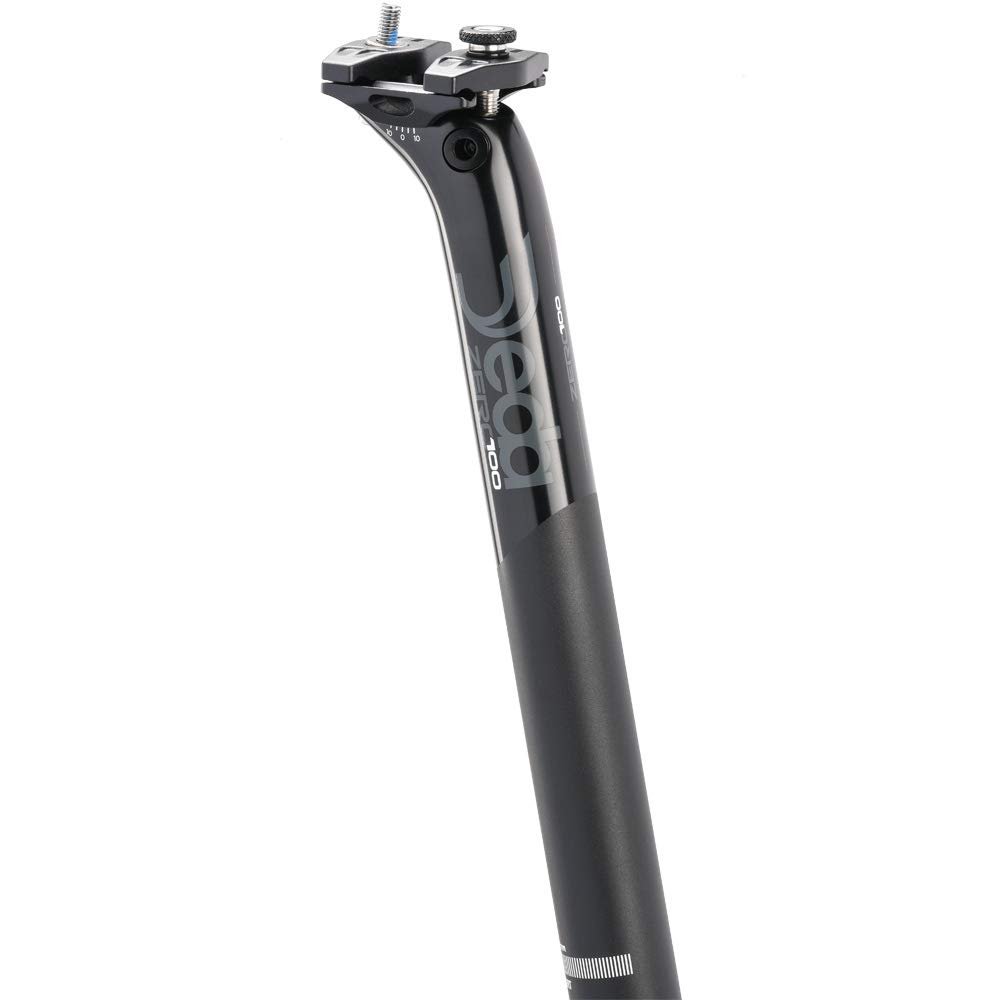 Deda Elementi Unisex Zero100 Alloy Seatpost, BoB (Black on Black), 27.2mm UK