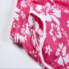 EASYHON Women's Floral Boardshort Elastic Waistband Beach Shorts with Drawstring (Pink,Medium) view 3