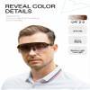 Mryok UV400 Replacement Lenses Compatible with Costa Del Mar Fathom Sunglasses, HD Polarized, UV Protection, Impact Resistant & Perfectly Fit - Brown Gradient Tint view 3