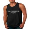 ALLNTRENDS Men's Tank Top Had My Patience Tested I'm Negative Sarcastic Top (M, Black) view 1