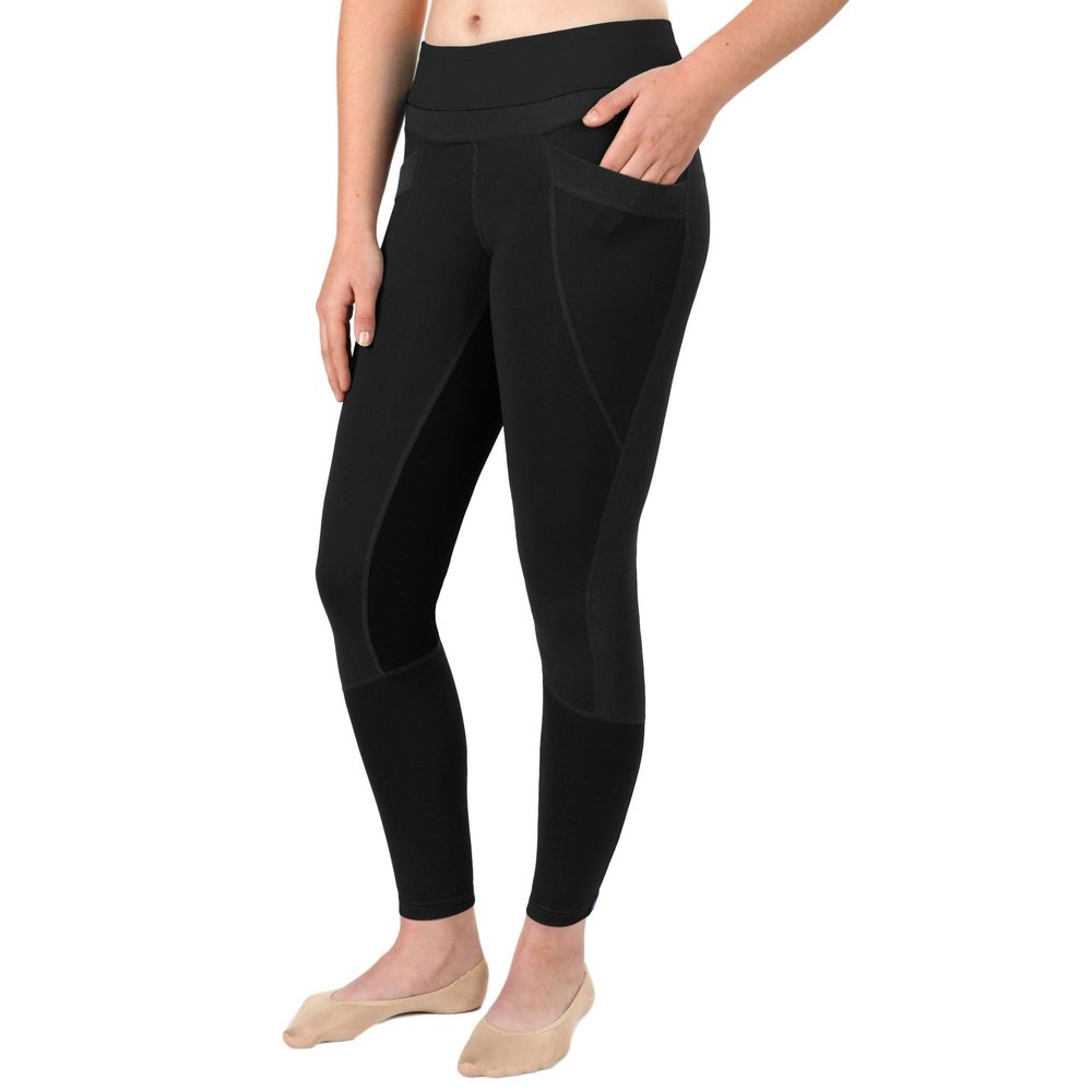 Irideon Bending Line Tights (Black, Small)