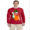ALLNTRENDS Men's Long Sleeve Bea Salt Shamrock Irish St Patricks Day Hot Shirt (XL, Red) view 1