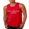 ALLNTRENDS Men's Tank Top Had My Patience Tested I'm Negative Sarcastic Top (XL, Red) view 1