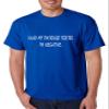 ALLNTRENDS Men's T Shirt Had My Patience Tested I'm Negative Fun Sarcastic Tee (L, Royal Blue) view 1