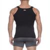 2(X)IST Men's Essential Cotton Square Cut Tank 2-Pack Deep Black view 3