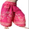RaanPahMuang Viscose Rayon Taj Mahal Casual Pants with Hanging Pocket, X-Large, Pink view 1