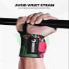 DMoose Wrist Wraps (IPL Approved), Avoid Injury and Maximize Grip with Thumb Loop, 18" or 12" Gym Wrist Wraps Pair, Wrist Wraps for Weightlifting Men, Wrist Brace for Working Out & Wrist Support view 2
