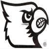 2 Inch Cardinal Bird University Louisville Cardinals Logo UL UofL Removable Wall Decal Sticker Art NCAA Home Room Decor 2 by 2 Inches view 1