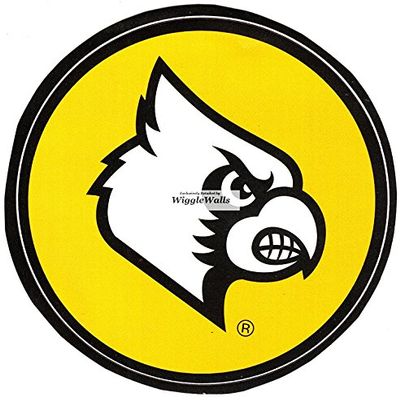 3 Inch Cardinal Bird Logo University Louisville Cardinals UL UofL Removable Wall Decal Sticker Art NCAA Home Room Decor 3 by 3 Inches