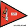6 Inch Pennant University Louisville Cardinals UL UofL Removable Wall Decal Sticker Art NCAA Home Room Decor 6 by 3 Inches view 2