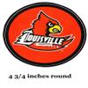 5 Inch Cardinal Bird Logo University Louisville Cardinals UL UofL Removable Wall Decal Sticker Art NCAA Home Room Decor 5 by 5 Inches view 2