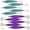 10pcs Fish WOW! 1oz 4.5inch Fishing Mega Live Bait Jig with a Treble Hook - 2 Colors view 1