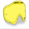 509 Sinister X5 Tear Off Lens - Yellow Tint view 1