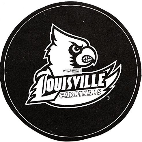 4 Inch Cardinal Bird Logo University Louisville Cardinals UL UofL Removable Wall Decal Sticker Art NCAA Home Room Decor 4 by 4 Inches
