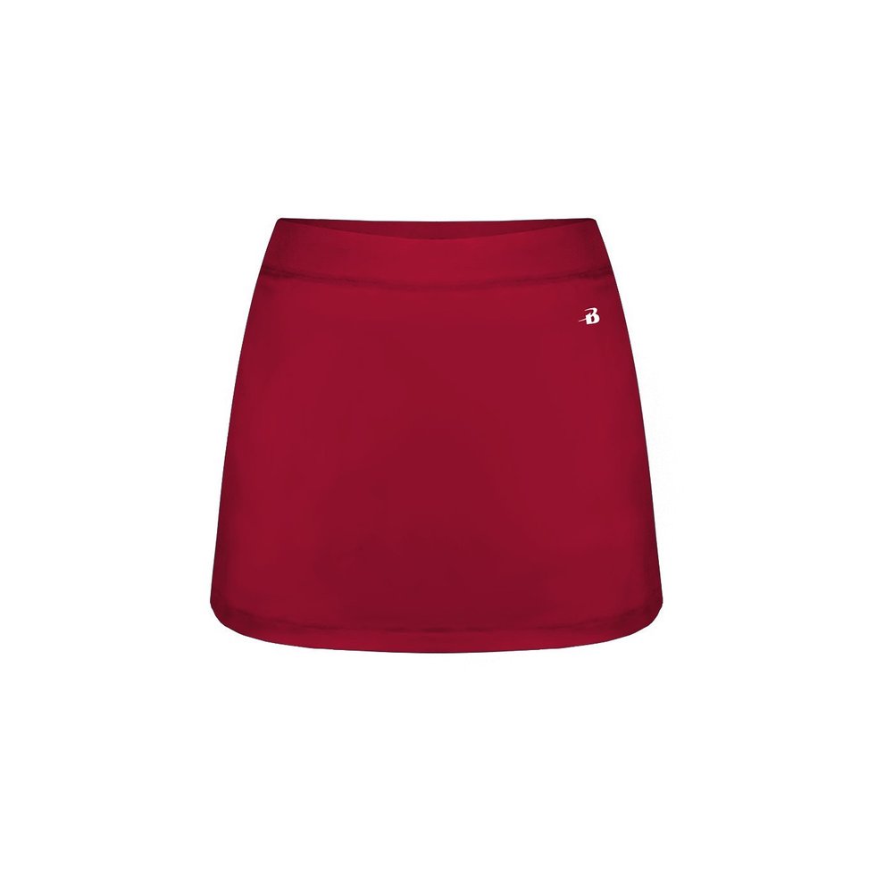 Red Women's Medium Wicking Athletic Skort